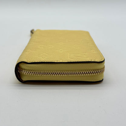 Louis Vuitton Wallet Zippy Empreinte Leather Monogram Yellow — view 3