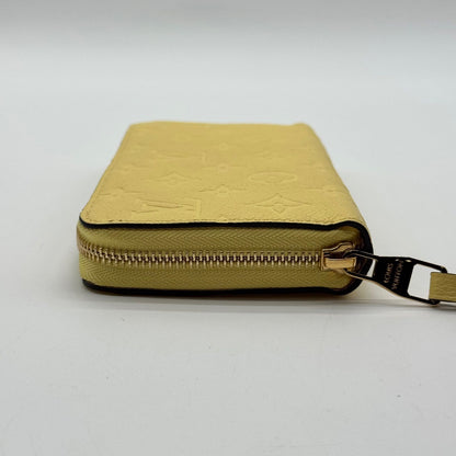 Louis Vuitton Wallet Zippy Empreinte Leather Monogram Yellow — view 4