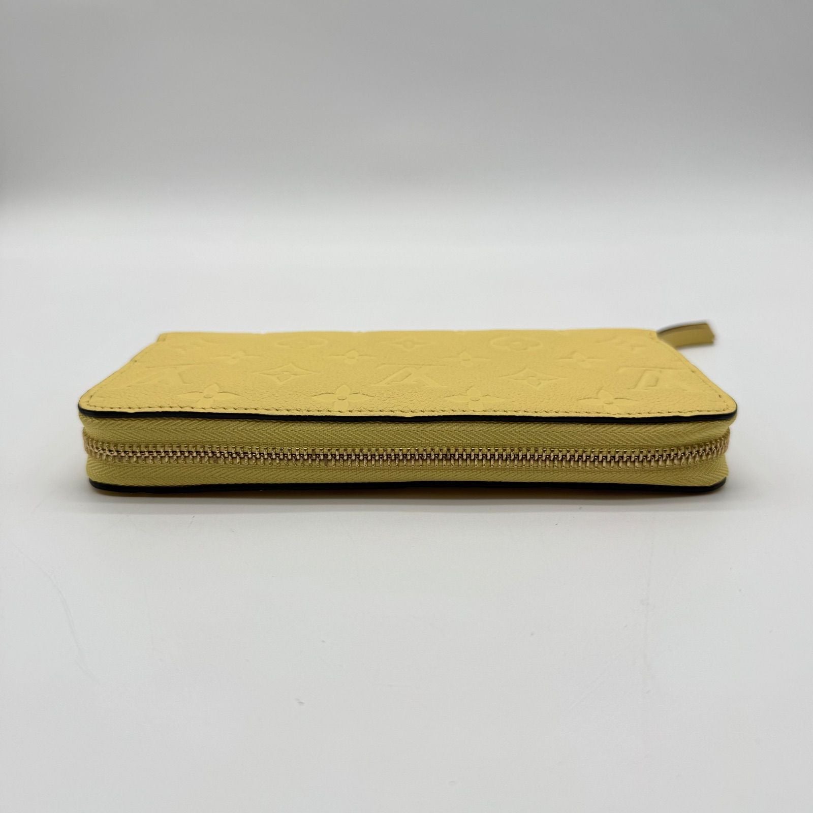 Louis Vuitton Wallet Zippy Empreinte Leather Monogram Yellow — view 5
