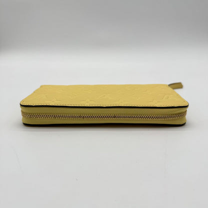 Louis Vuitton Wallet Zippy Empreinte Leather Monogram Yellow — view 5