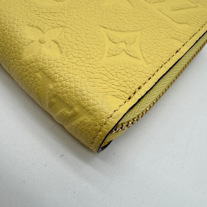 Louis Vuitton Wallet Zippy Empreinte Leather Monogram Yellow — view 8