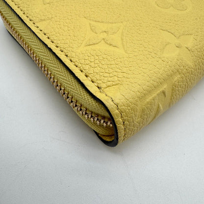 Louis Vuitton Wallet Zippy Empreinte Leather Monogram Yellow — view 9