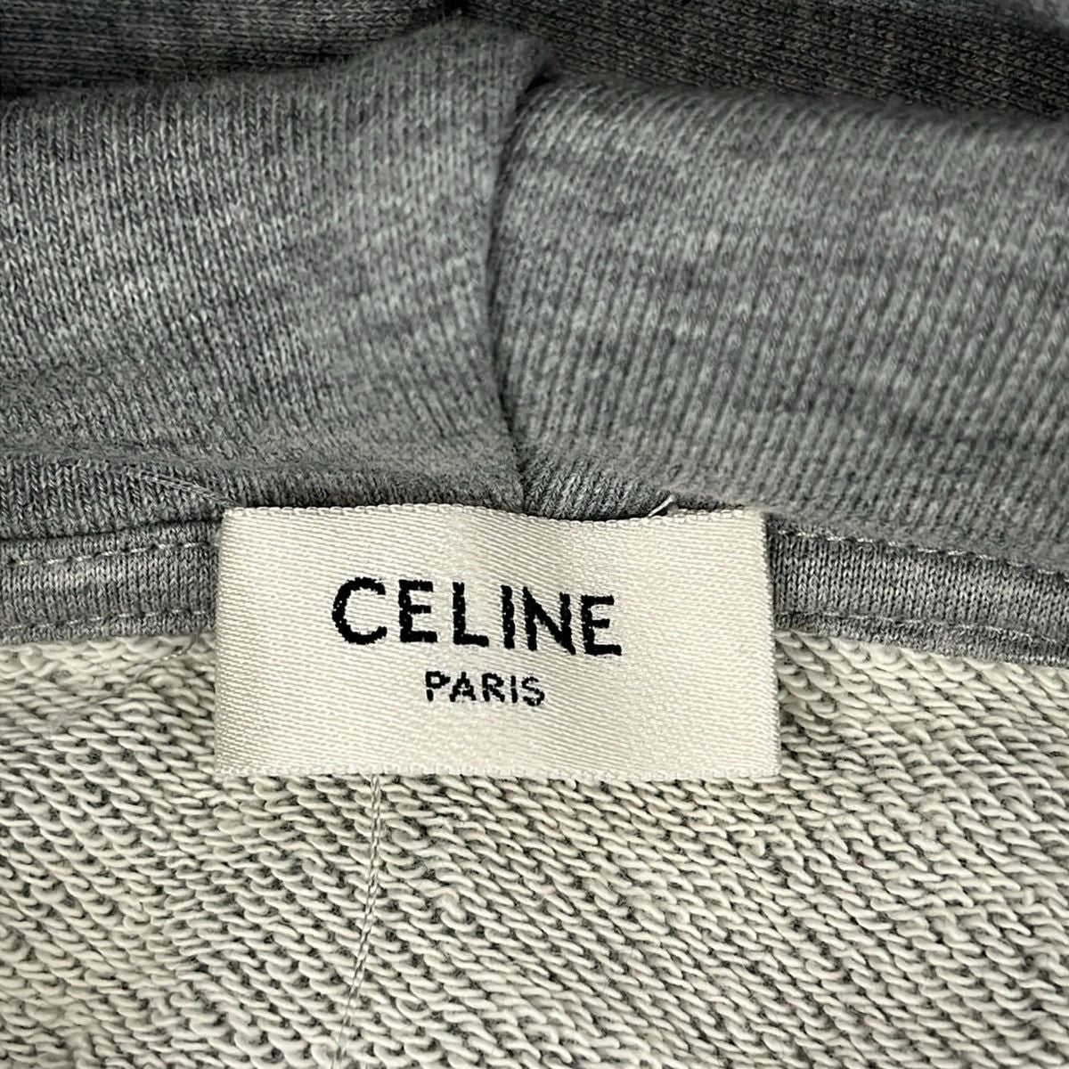 Celine Hoodie S Gray Long Sleeve Pullover — view 3