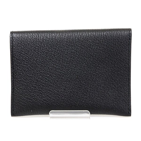 Hermes MM Card Case Chevre Mizore Black — view 3