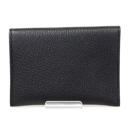 Hermes MM Card Case Chevre Mizore Black — view 3