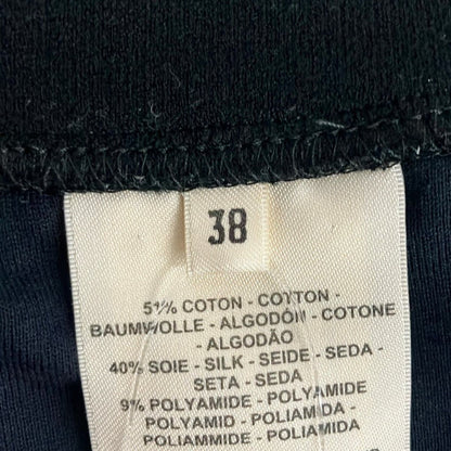 Hermes Pants 38 M Black Full Length Waist Togo — view 5