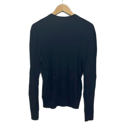Hermes Long Sleeve Sweater XS Dark Navy Crew Neck Jeu de Points Harnais — view 2