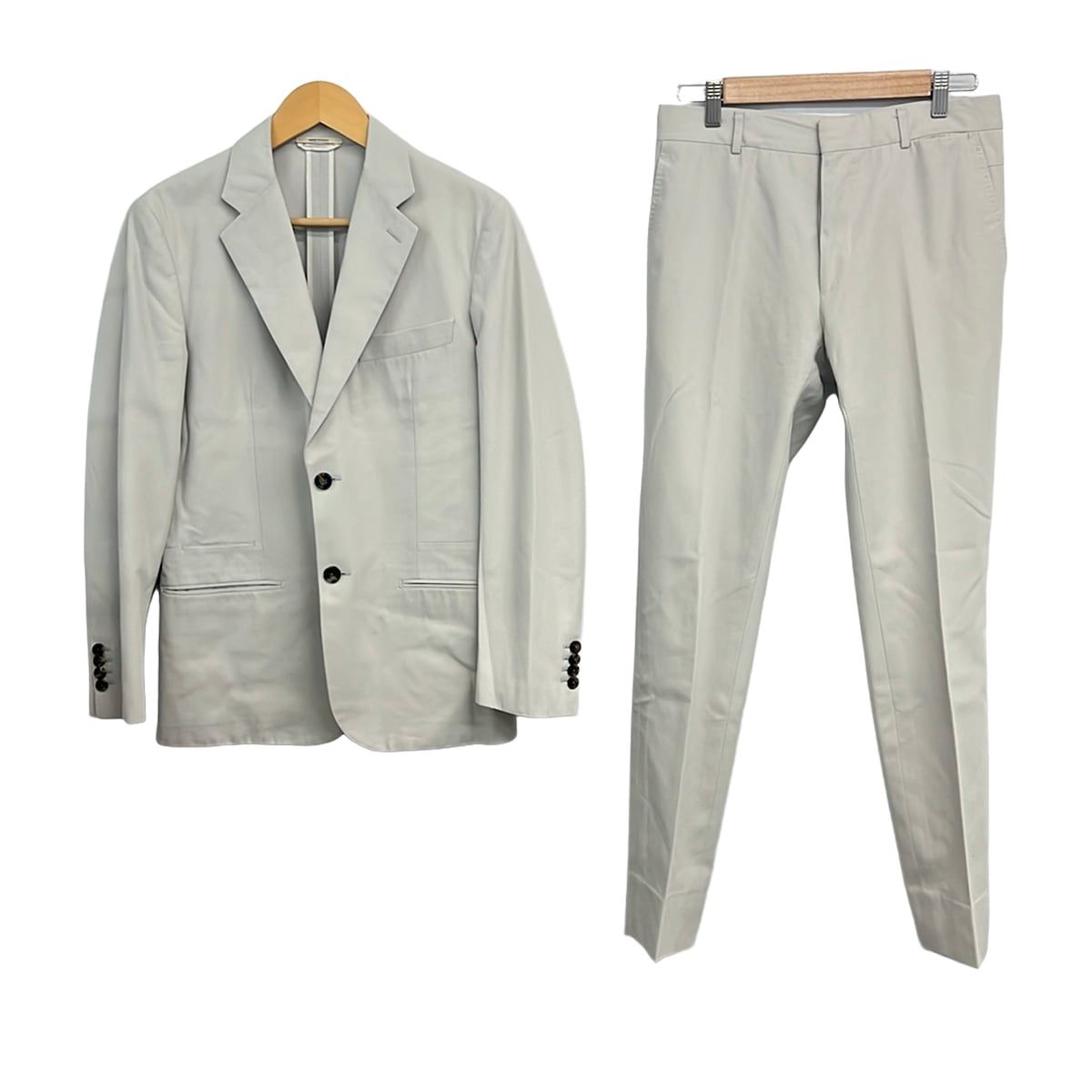 Hermes Singles Light Gray Jacket Suit