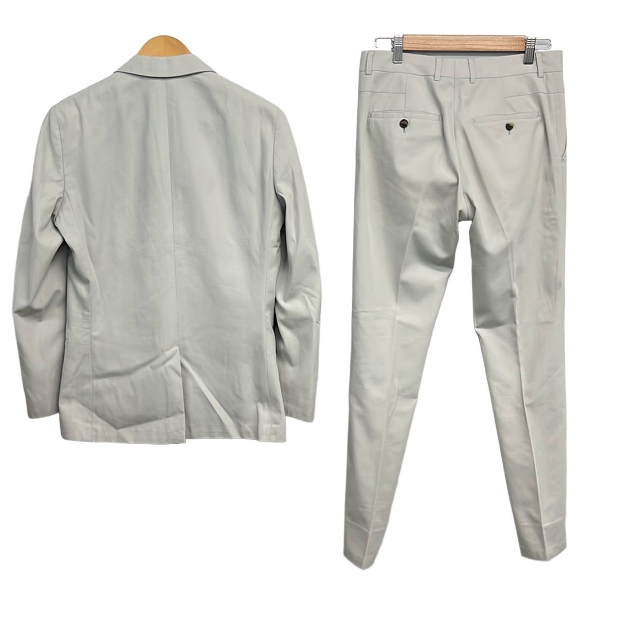 Hermes Singles Light Gray Jacket Suit — view 2