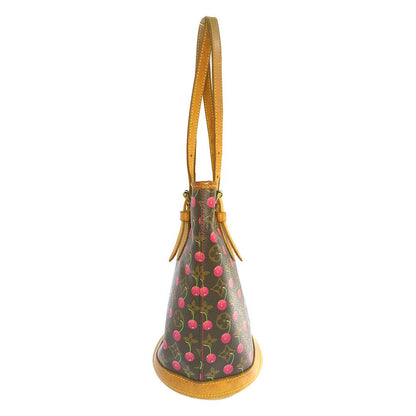 Louis Vuitton Monogram Cherry Blossom Bucket PM Tote Brown — view 2