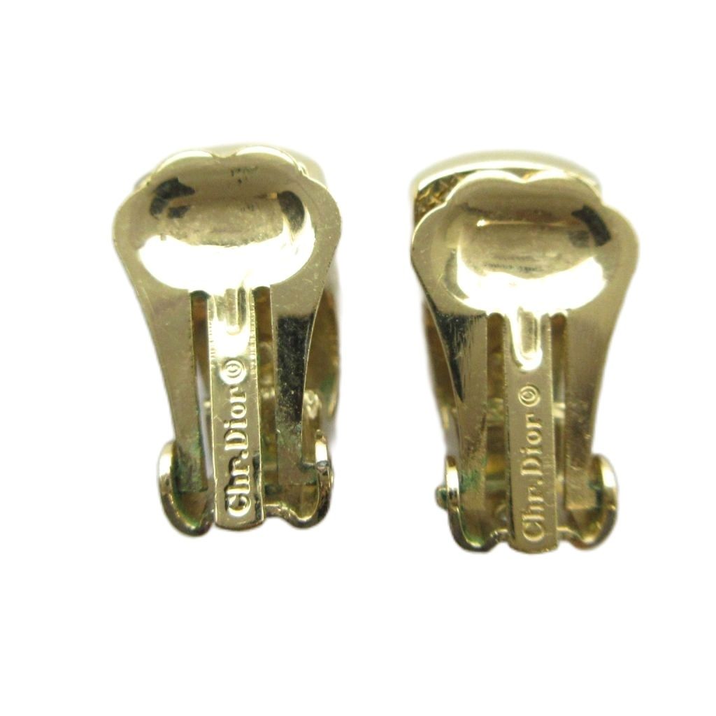 Dior Earrings Clip on Gold — view 3