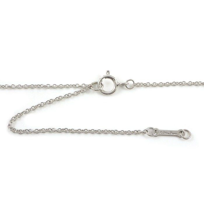 Tiffany & Co Necklace Olive Leaf Clima Diamond 18k White Gold — view 4