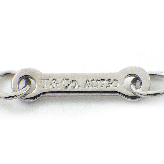 Tiffany & Co Necklace Olive Leaf Clima Diamond 18k White Gold — view 6