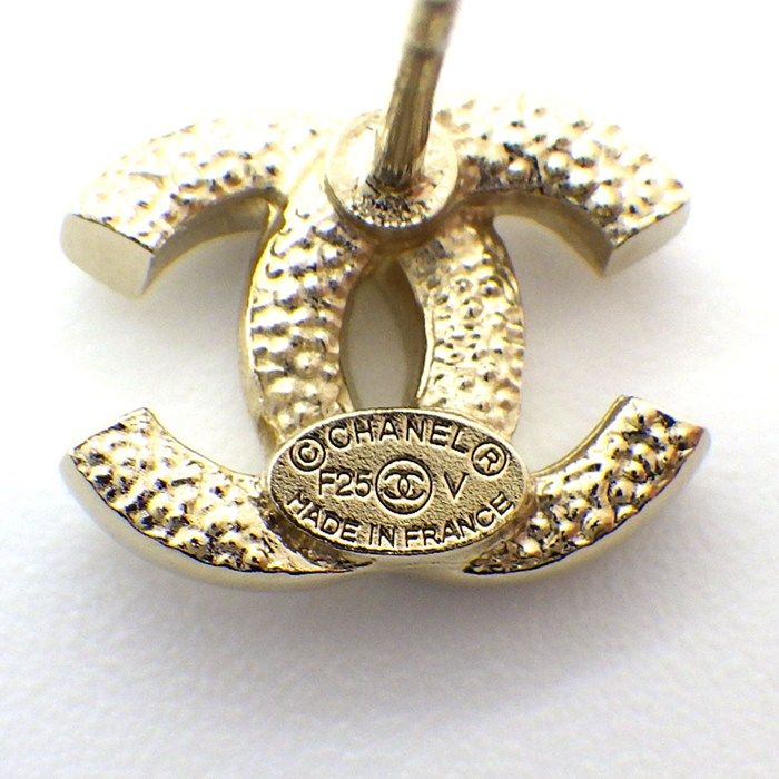 Chanel Earrings CC Logo Rhinestone — view 3