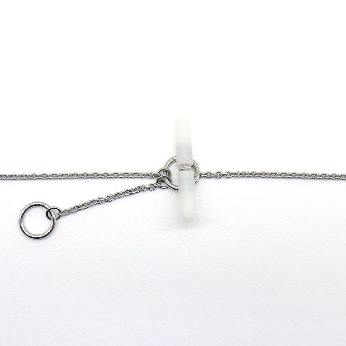 Hermes Necklace Mini Maillon PM Cles Mulacquer Metal — view 4