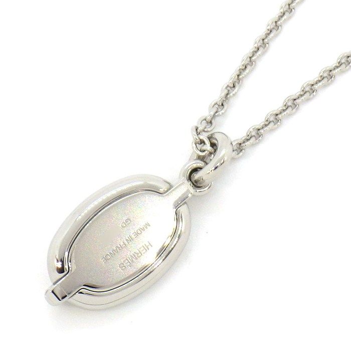 Hermes Necklace Mini Maillon PM Cles Mulacquer Metal — view 2