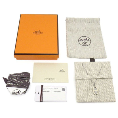 Hermes Necklace Mini Maillon PM Cles Mulacquer Metal — view 7