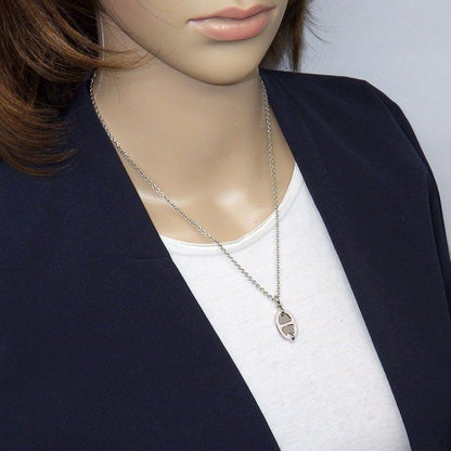 Hermes Necklace Mini Maillon PM Rosecanda Lacquer Metal — view 7