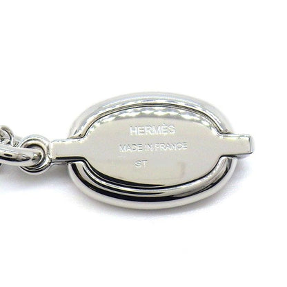 Hermes Necklace Mini Maillon PM Rosecanda Lacquer Metal — view 5