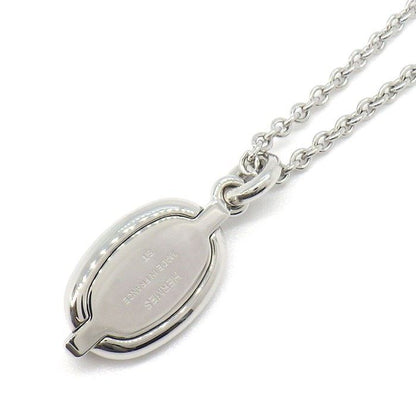 Hermes Necklace Mini Maillon PM Rosecanda Lacquer Metal — view 2