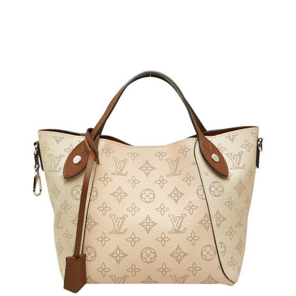 Louis Vuitton Monogram Mahina PM 2-Way Shoulder Bag Beige