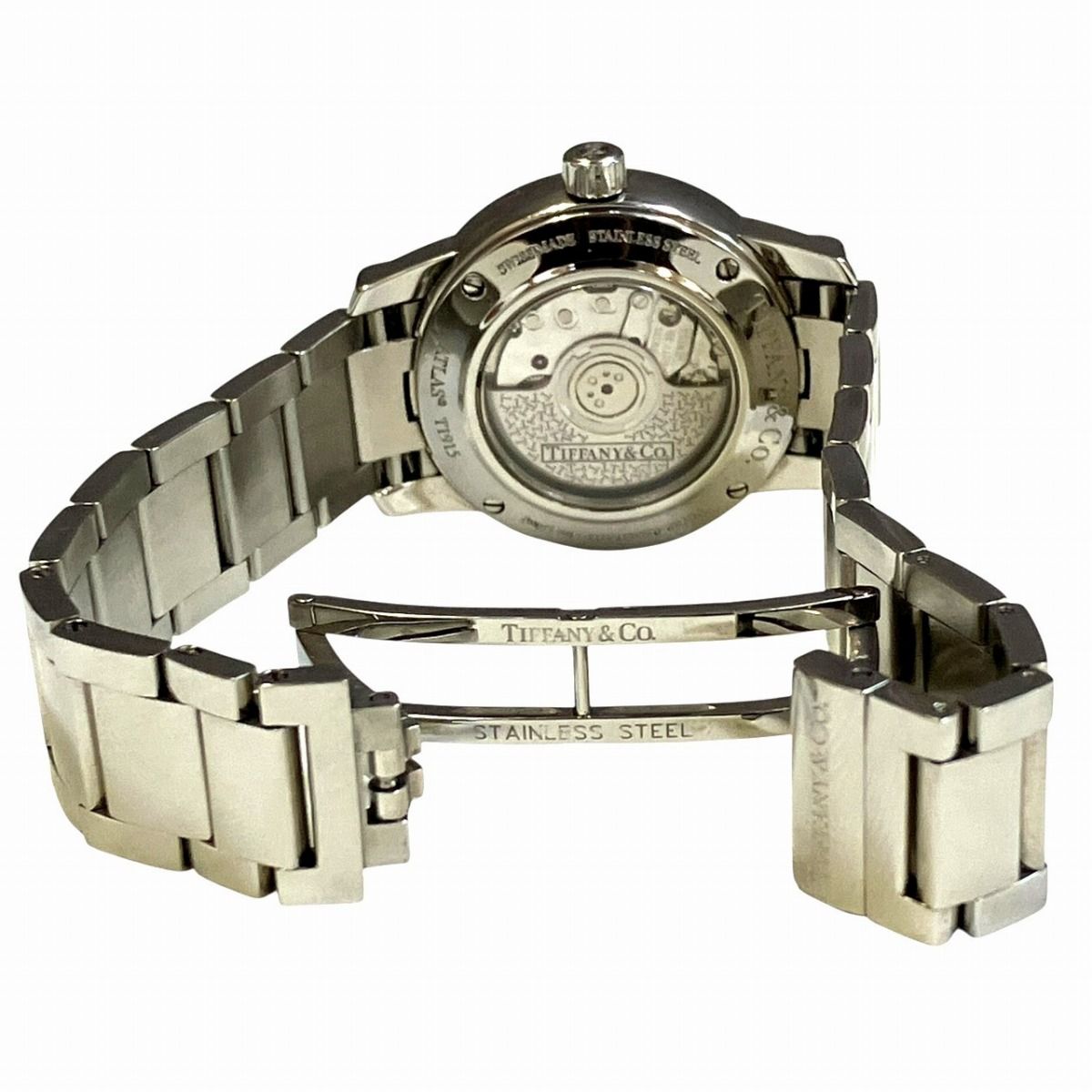 Tiffany & Co Atlas Dome Watch SS Automatic Winding White Dial — view 7