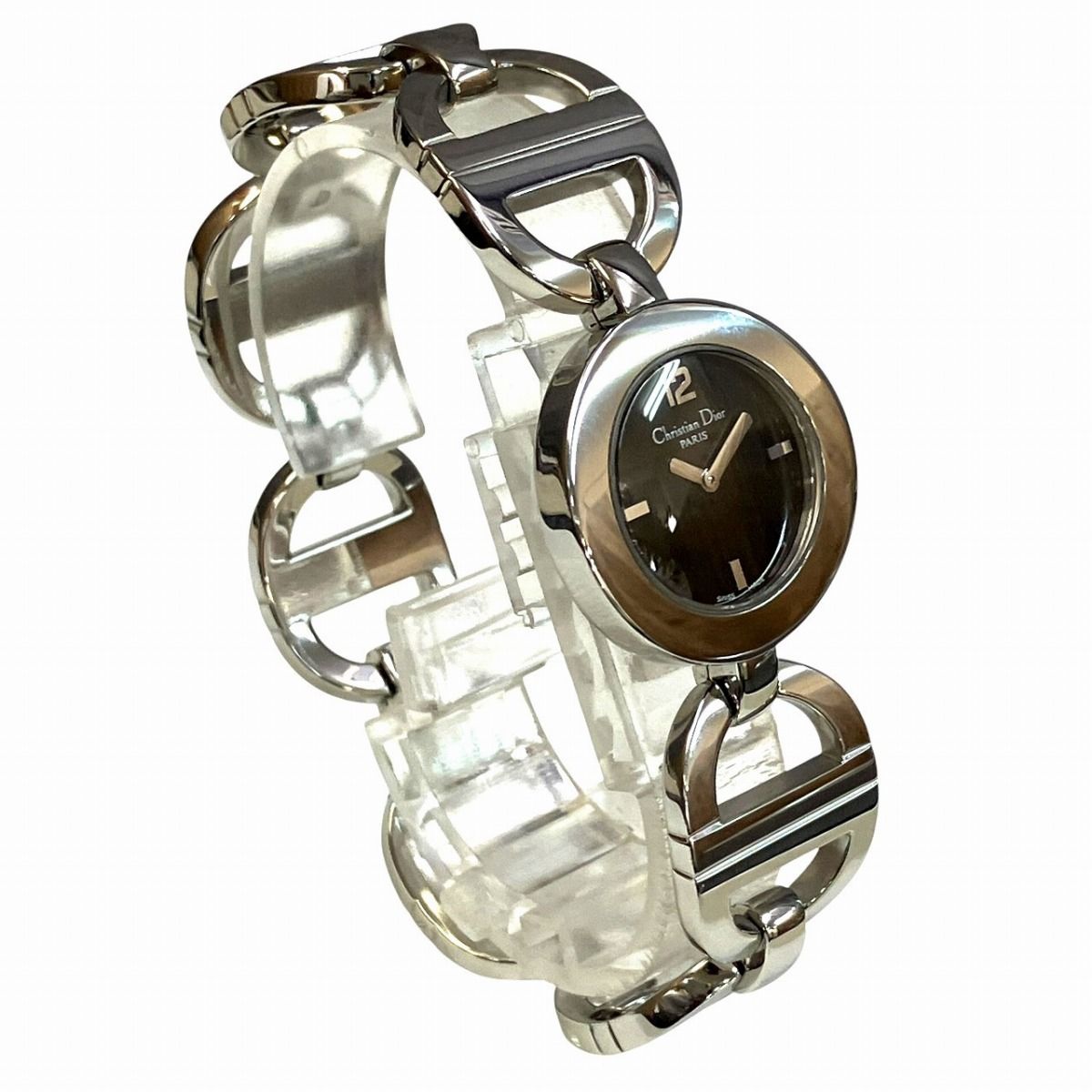 Dior Maris Watch SS Quartz Black Dial — view 3