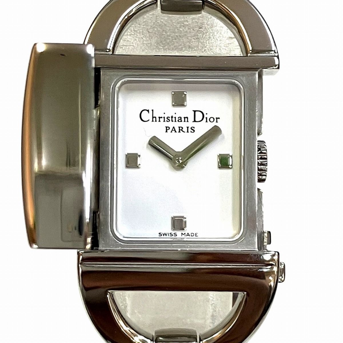 Dior Pandiola Watch SS Quartz White Dial