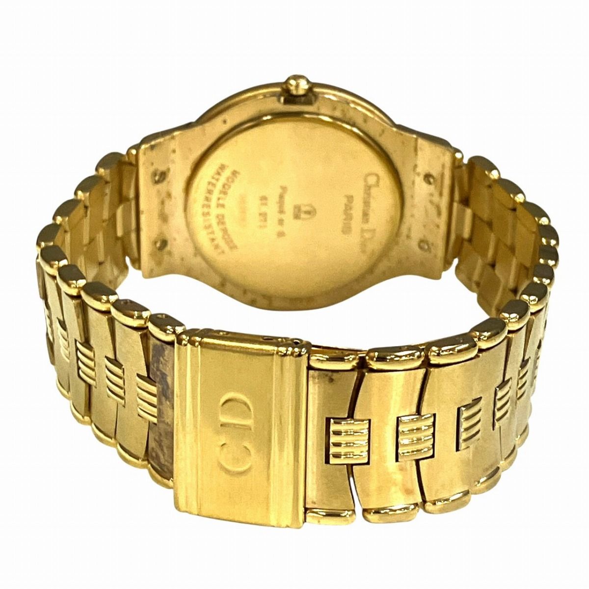 Dior Moon Phase Triple Carre Watch Quartz White Dial 61.271 — view 6