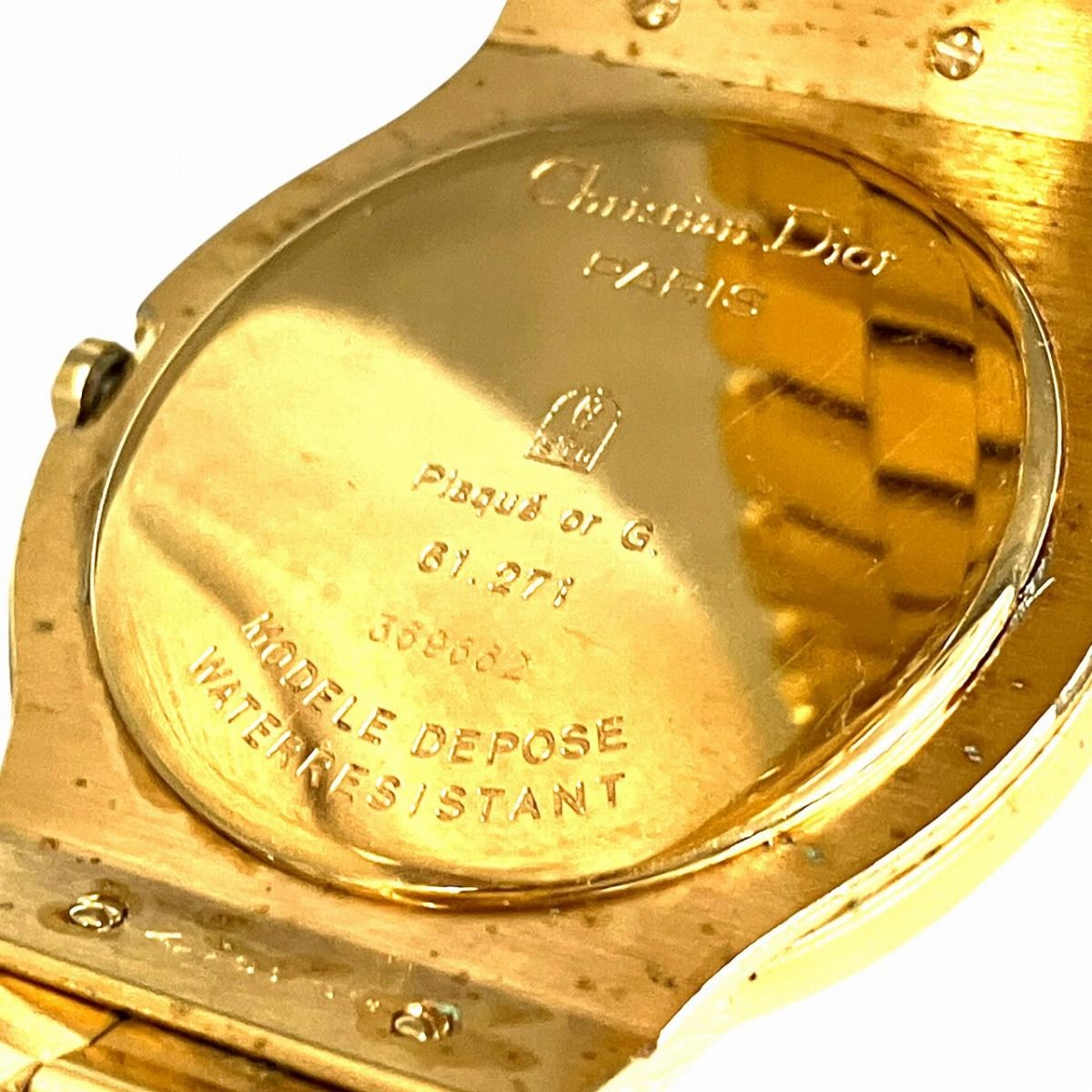 Dior Moon Phase Triple Carre Watch Quartz White Dial 61.271 — view 5