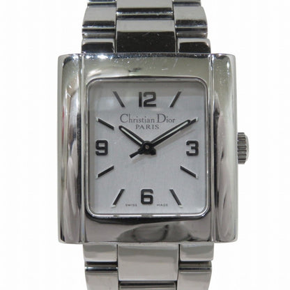 Dior Riva Watch SS Quartz Silver Dial