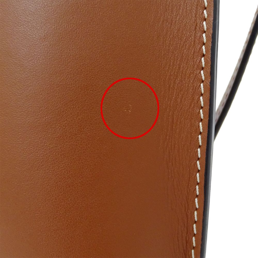 Loewe Shoulder Bag Gate Pocket Anagram Leather Brown Going Out Crossbody Adult — view 9