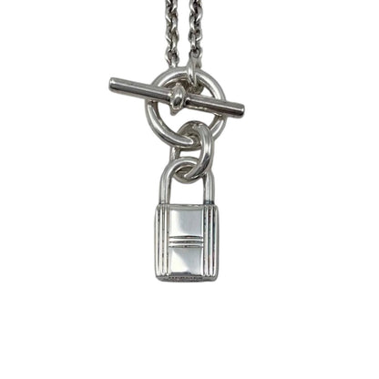 Hermes Necklace Amulet Kelly Cadena Pendant 00 Silver — view 3