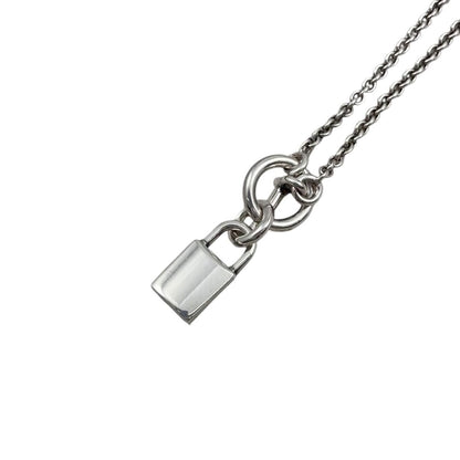Hermes Necklace Amulet Kelly Cadena Pendant 00 Silver — view 2