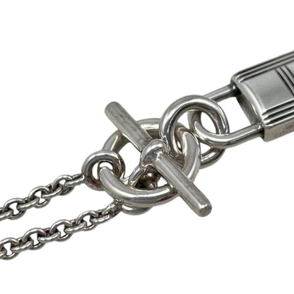 Hermes Necklace Amulet Kelly Cadena Pendant 00 Silver — view 6