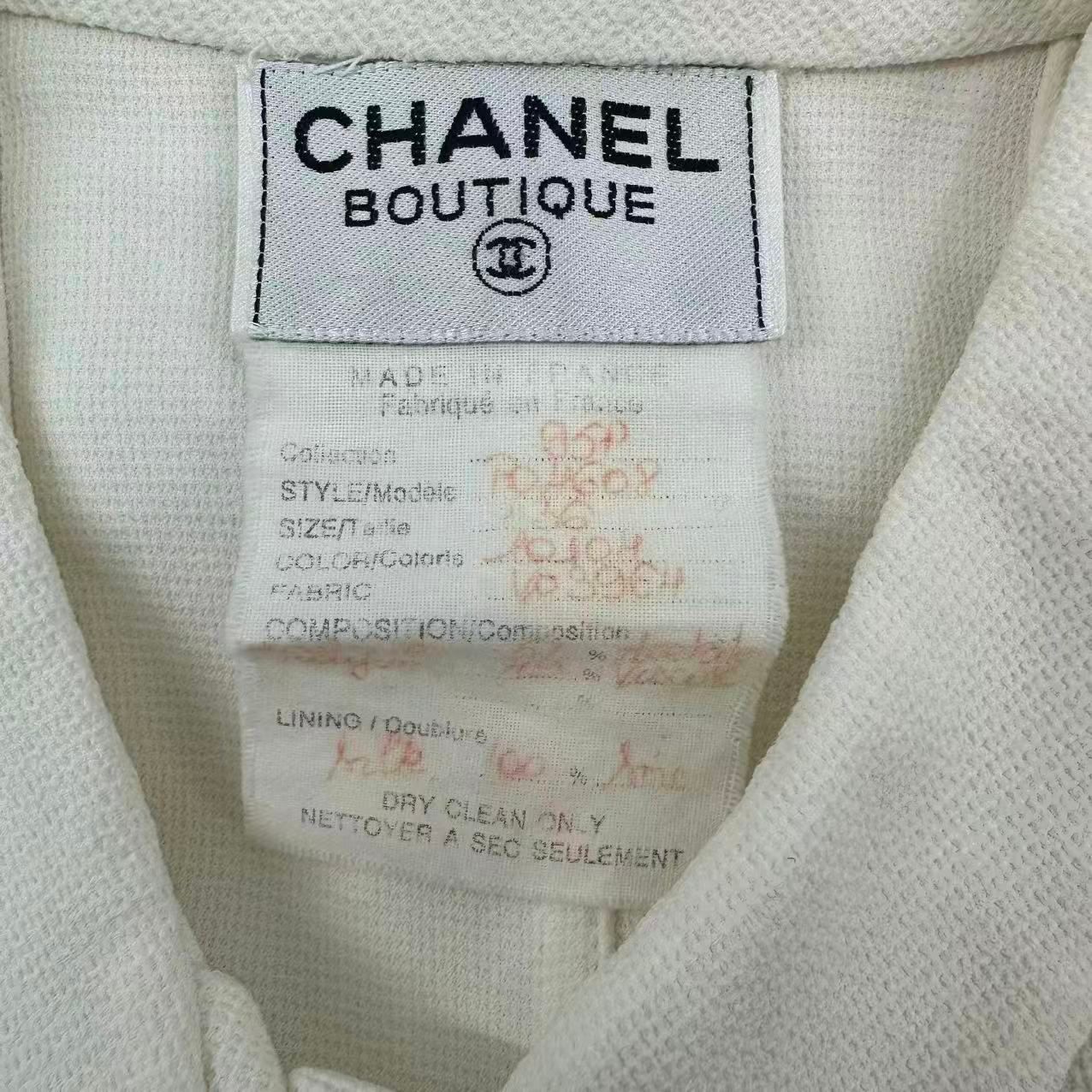 Chanel CC Logo Button Shirt — view 4