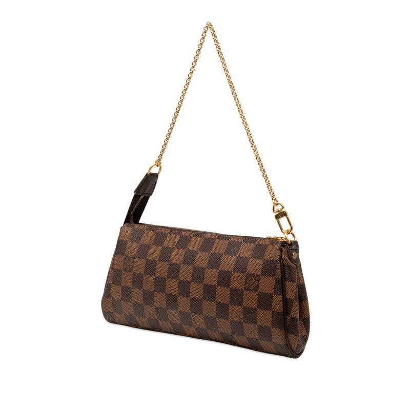 Louis Vuitton Damier 2-Way Shoulder Bag Brown Leather — view 2