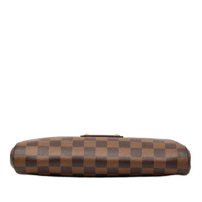 Louis Vuitton Damier 2-Way Shoulder Bag Brown Leather — view 3