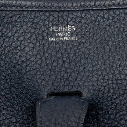 Hermes Evelyne 3 Trois GM Crossbody Shoulder Bag Navy Taurillon Clemence — view 6