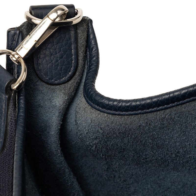 Hermes Evelyne 3 Trois GM Crossbody Shoulder Bag Navy Taurillon Clemence — view 5