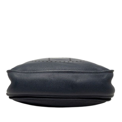 Hermes Evelyne 3 Trois GM Crossbody Shoulder Bag Navy Taurillon Clemence — view 3