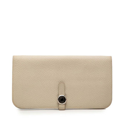 Hermes Dogon Wallet Cles Ivory Togo