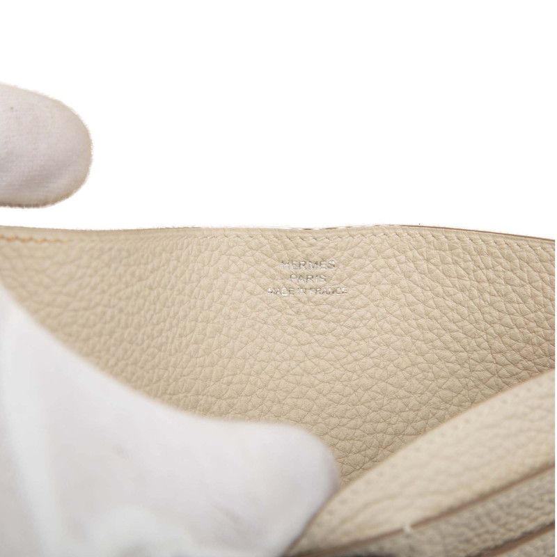 Hermes Dogon Wallet Cles Ivory Togo — view 5