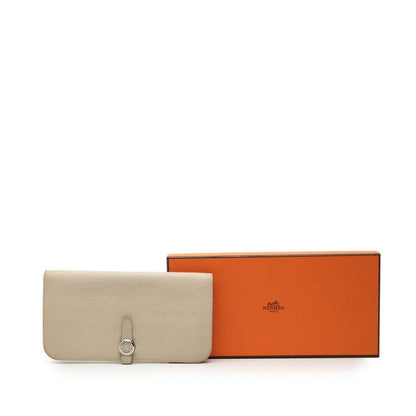 Hermes Dogon Wallet Cles Ivory Togo — view 7