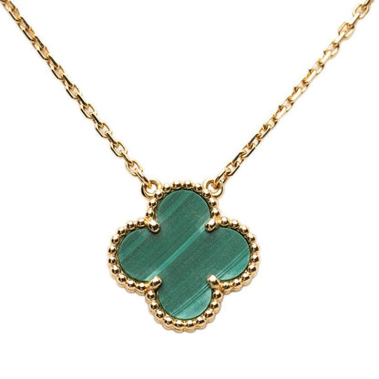 Van Cleef & Arpels Vintage Alhambra Clover Chain Pendant 18k Yellow