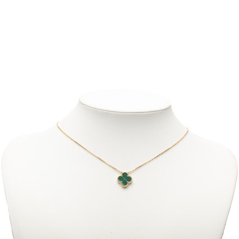 Van Cleef & Arpels Vintage Alhambra Clover Chain Pendant 18k Yellow — view 5