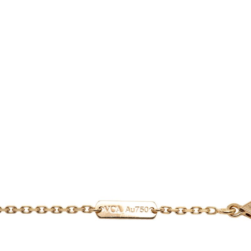 Van Cleef & Arpels Vintage Alhambra Clover Chain Pendant 18k Yellow — view 3