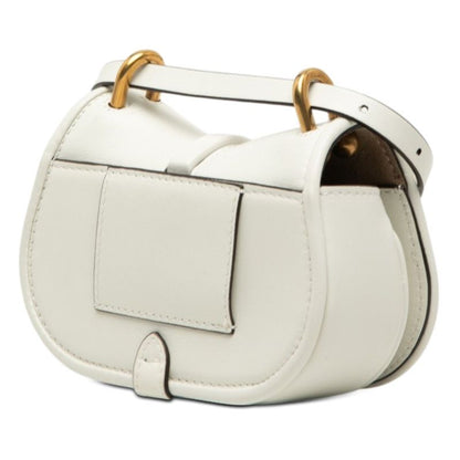 Fendi Camon Nano Shoulder Bag White Leather — view 2