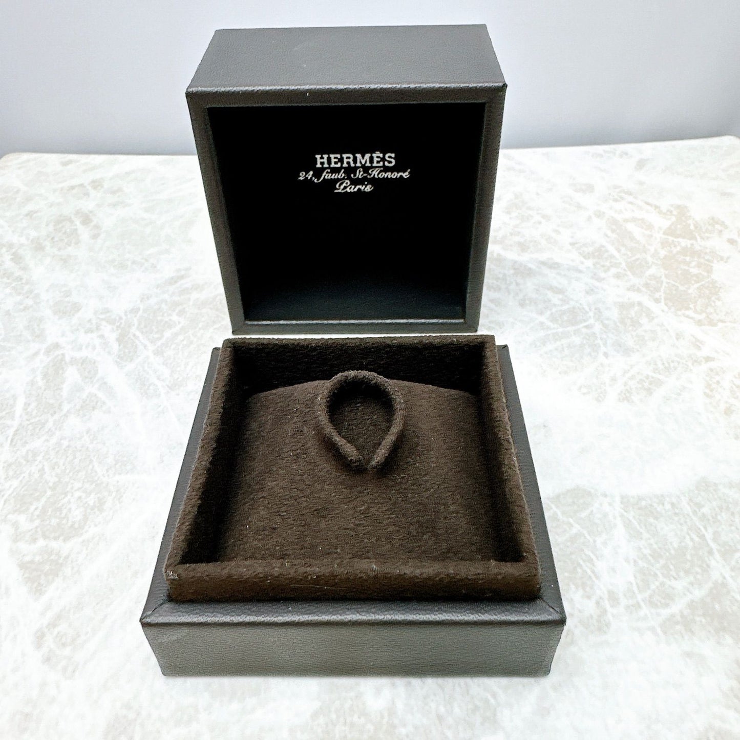 Hermes Chaine D'ancre Divine Diamond Pink Gold Ring — view 9
