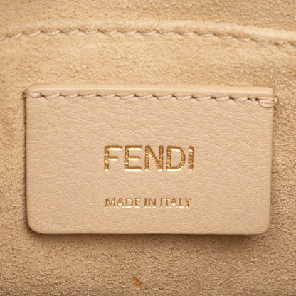Fendi Mini Canai Chain Shoulder Bag Black Leather — view 5